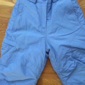 L.L. Bean Girls Lavender Thinsulate Snow/Ski Pants. Size 4